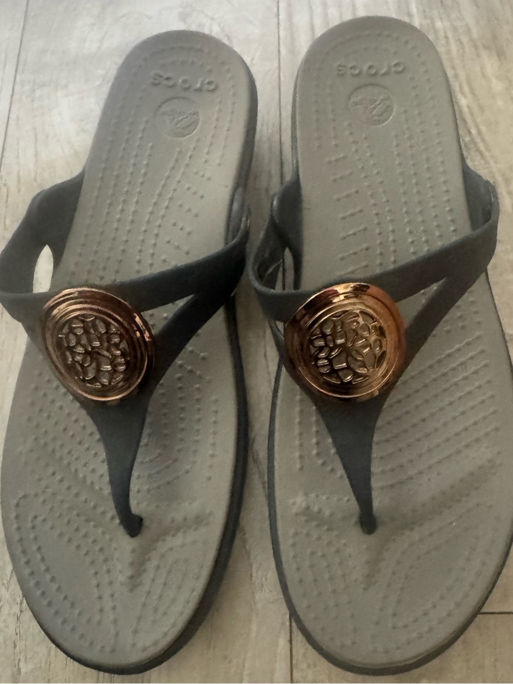 Crocs Gold Medallion Sandals